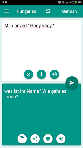 German-Hungarian Translator - Image screenshot of android app