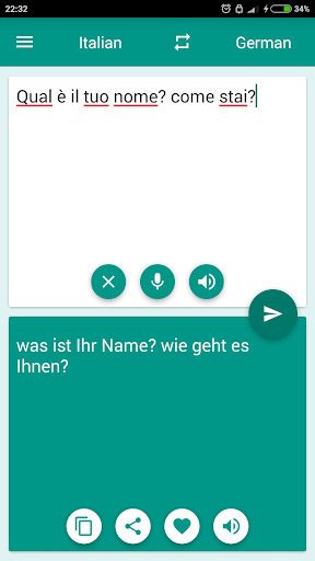 German-Italian Translator - Image screenshot of android app