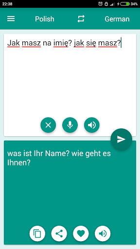 German-Polish Translator - Image screenshot of android app