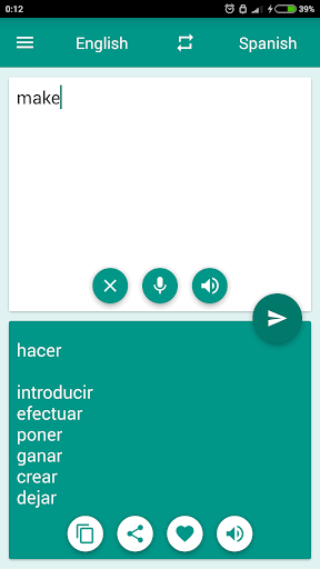 Spanish-English Translator - Image screenshot of android app