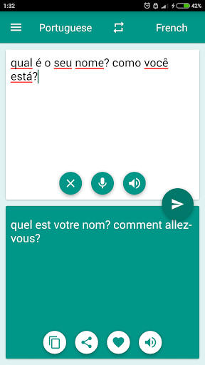 French-Portuguese Translator - Image screenshot of android app