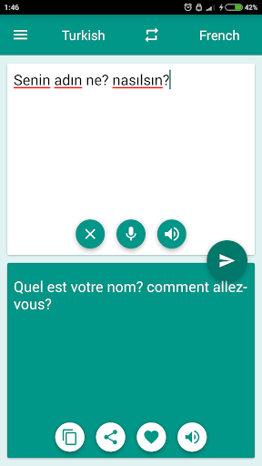 French-Turkish Translator - Image screenshot of android app