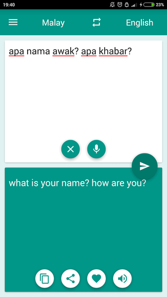 Malay-English Translator - Image screenshot of android app