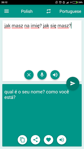 Polish-Portuguese Translator - Image screenshot of android app