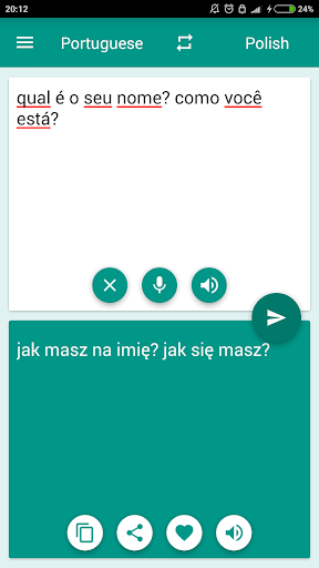 Polish-Portuguese Translator - Image screenshot of android app