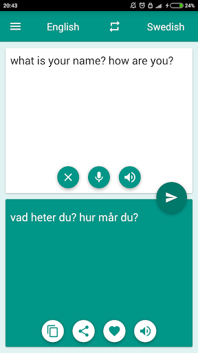 Swedish-English Translator - Image screenshot of android app