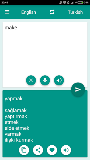 Turkish-English Translator - عکس برنامه موبایلی اندروید