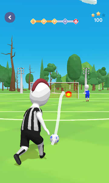 Stickman Freekick: Soccer game - عکس بازی موبایلی اندروید