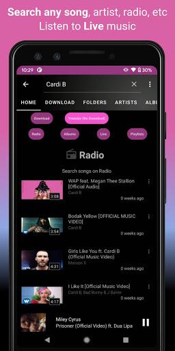 Video Music Player Downloader - Image screenshot of android app