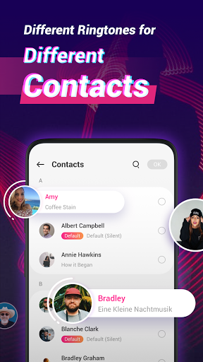 Ringtones songs - RingWall - عکس برنامه موبایلی اندروید
