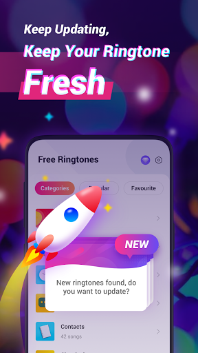 Ringtones songs - RingWall - عکس برنامه موبایلی اندروید