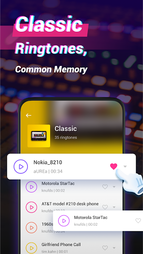 Ringtones songs - RingWall - عکس برنامه موبایلی اندروید