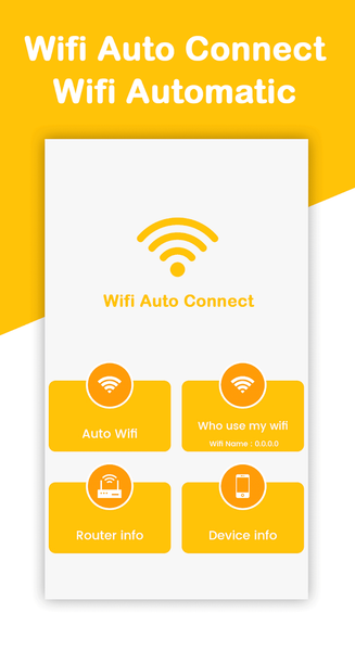Wi-Fi Auto Connect, Find Wi-Fi - عکس برنامه موبایلی اندروید