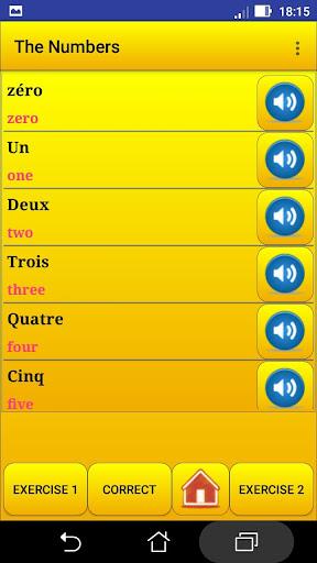 Learning French language (less - Image screenshot of android app