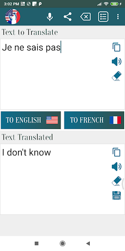 French English Translator - عکس برنامه موبایلی اندروید