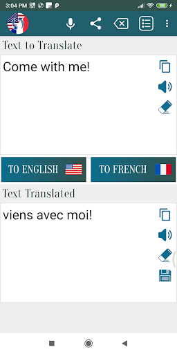 French English Translator - عکس برنامه موبایلی اندروید