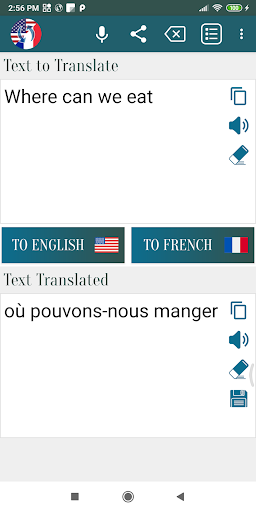 French English Translator - عکس برنامه موبایلی اندروید