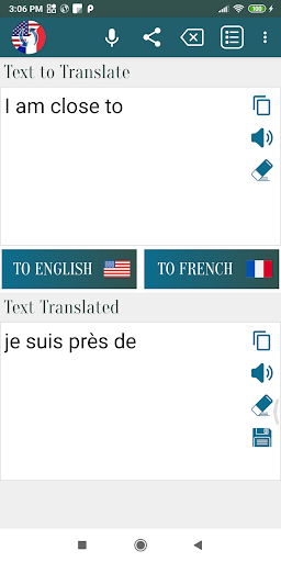 French English Translator - عکس برنامه موبایلی اندروید