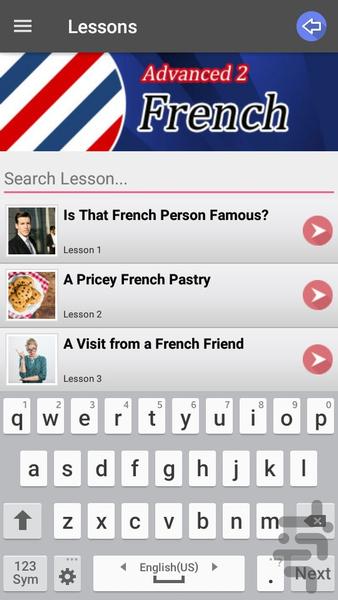 French Speaking Advanced 2 - Image screenshot of android app