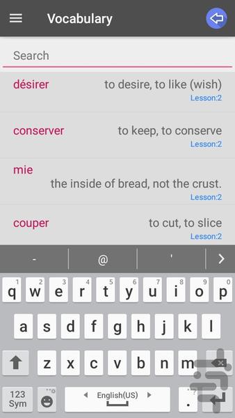 French Speaking Advanced 2 - Image screenshot of android app