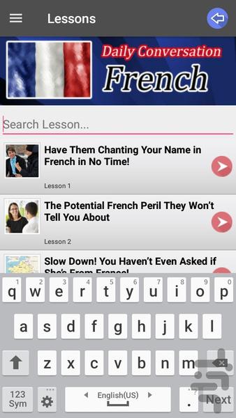 French Daily Conversation - Image screenshot of android app