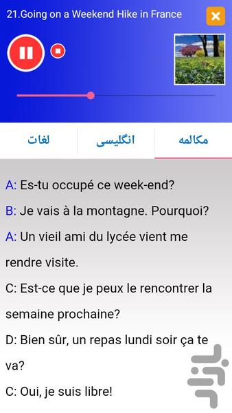 French Practical Conversation - Image screenshot of android app
