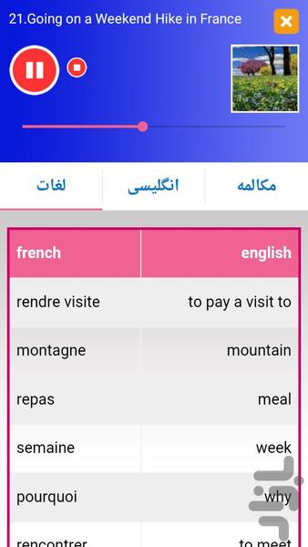 French Practical Conversation - Image screenshot of android app