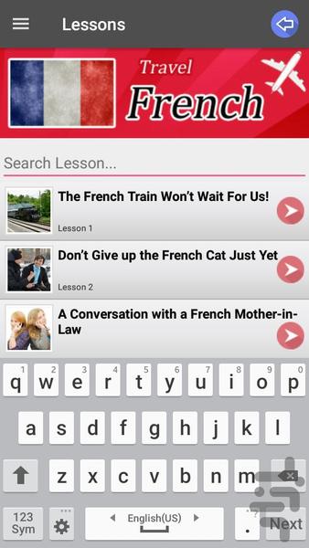 French on Travel - Image screenshot of android app