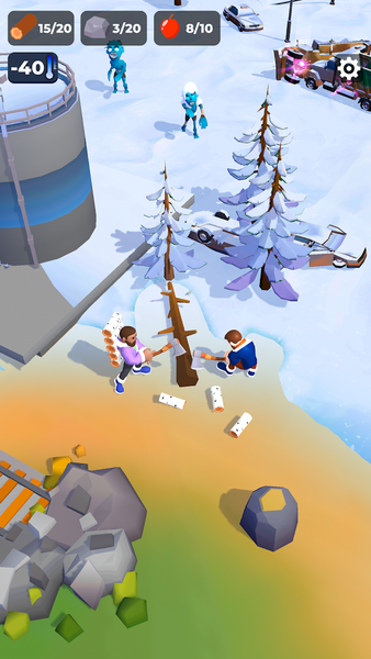 Frost Land Survival - Gameplay image of android game