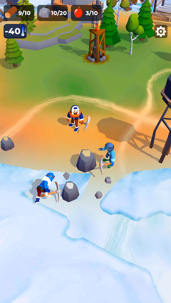 Frost Land Survival - Gameplay image of android game