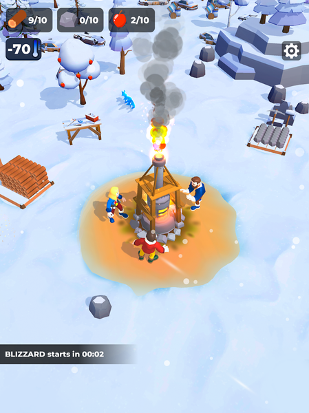 Frost Land Survival - Gameplay image of android game