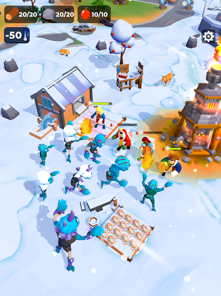 Frost Land Survival - Gameplay image of android game