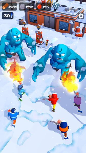 Frost Land Survival - Gameplay image of android game