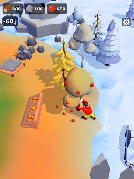 Frost Land Survival - Gameplay image of android game