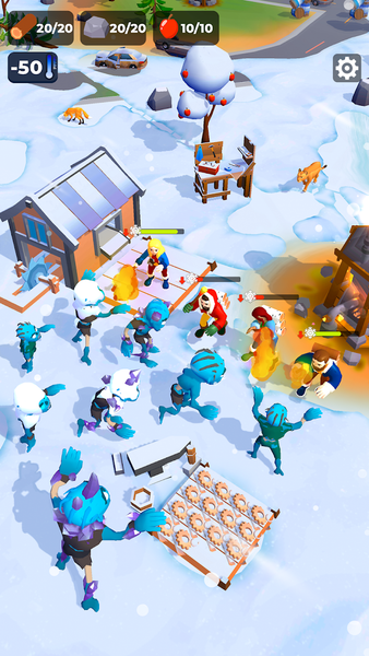 Frost Land Survival - Gameplay image of android game