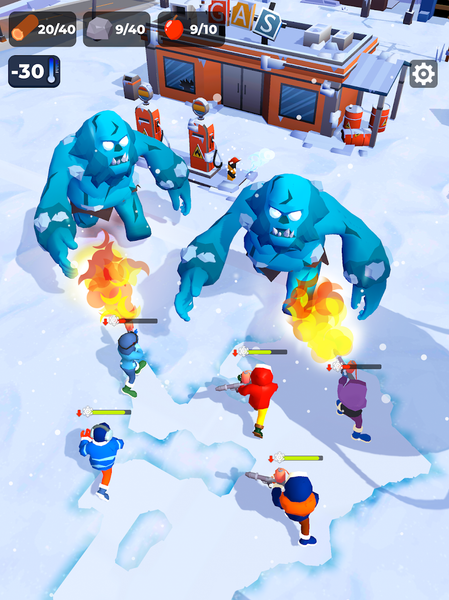 Frost Land Survival - Gameplay image of android game