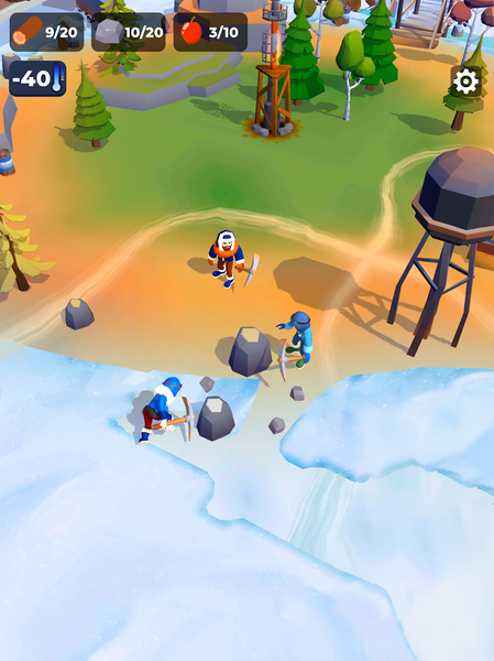 Frost Land Survival - Gameplay image of android game