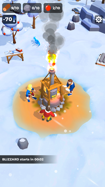 Frost Land Survival - Gameplay image of android game