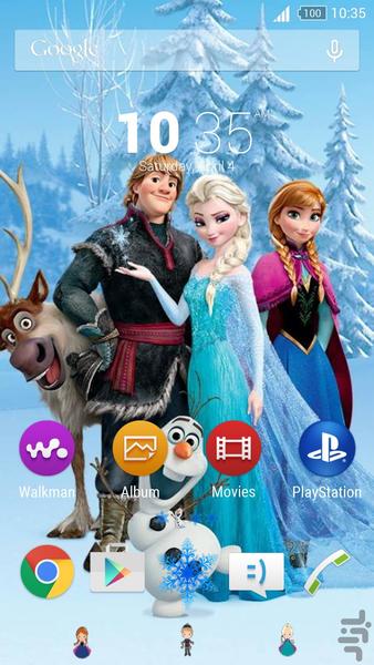 تم اکسپریا Frozen - عکس برنامه موبایلی اندروید