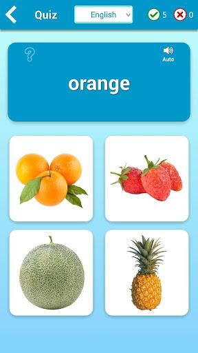 Fruits Cards (Learn Languages) - عکس برنامه موبایلی اندروید