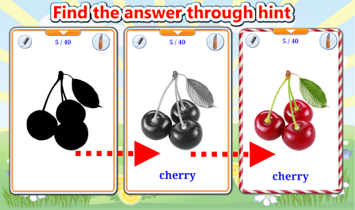 Fruits Cards (Learn Languages) - عکس برنامه موبایلی اندروید
