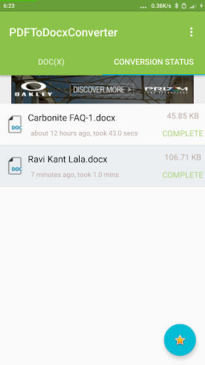 PDF to Docx Converter - Image screenshot of android app
