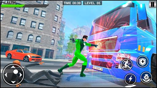 Rope Frog Hero: Rope Ninja Fighting Games - Gameplay image of android game