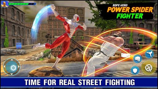 Spider Power Rope Hero - Super Crime City Battle - Gameplay image of android game