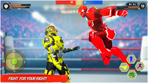 Robot Ring Fight Battle: Robots Fighting Games - عکس برنامه موبایلی اندروید