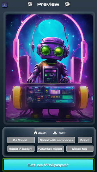 TrueAI Wallpaper 3D - Gameplay image of android game