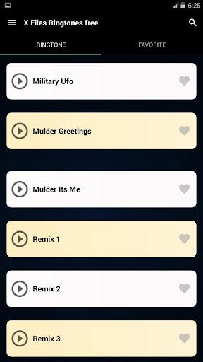X Files Ringtone - عکس برنامه موبایلی اندروید