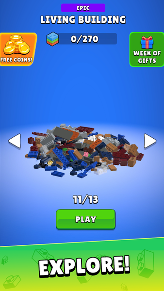Construction Set - 3D Builder - Gameplay image of android game