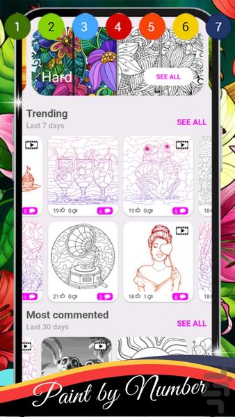 Color by Number - Fun - عکس برنامه موبایلی اندروید