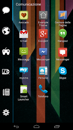 Full transparent theme for Smart Launcher - Image screenshot of android app